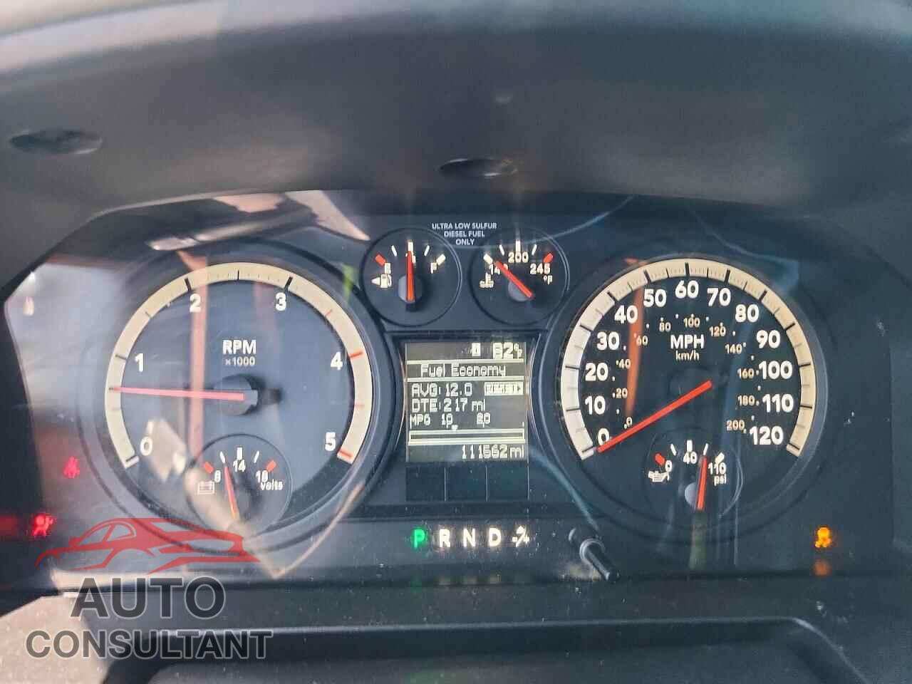 DODGE RAM 2500 2012 - 3C6UD5HL3CG326271
