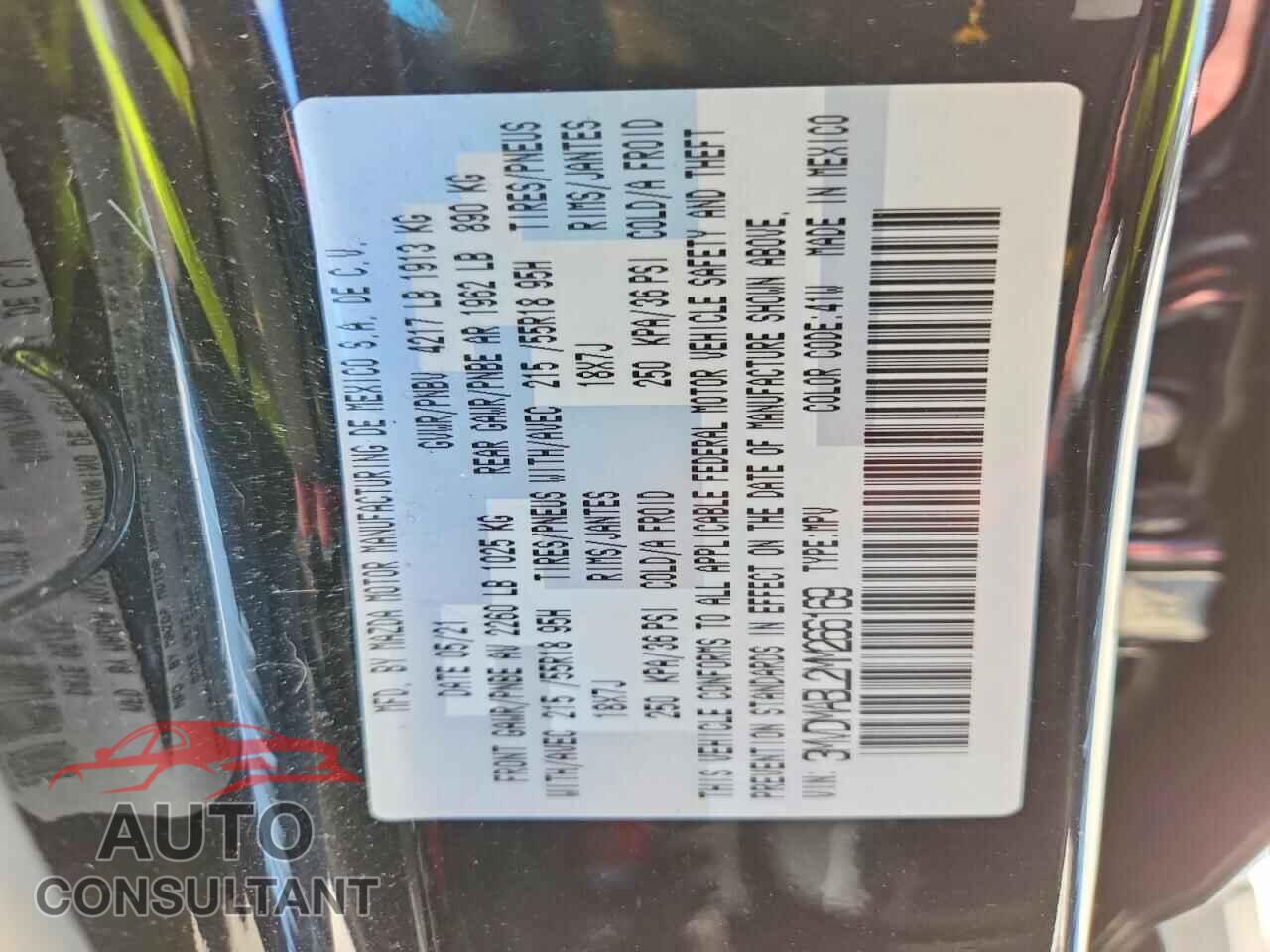 MAZDA CX30 2021 - 3MVDMABL2MM266169