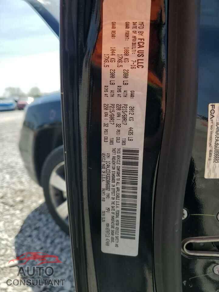 JEEP COMPASS 2016 - 1C4NJCEA3GD806682