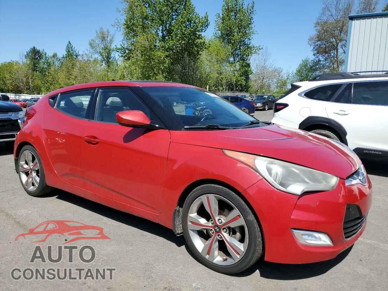 HYUNDAI VELOSTER 2013 - KMHTC6AD8DU123760