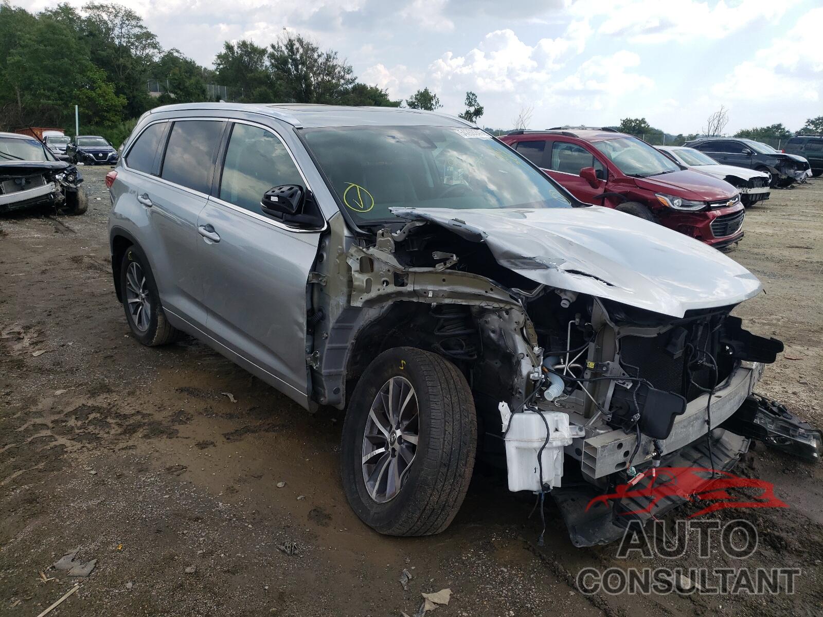 TOYOTA HIGHLANDER 2017 - 5TDJZRFH4HS405587
