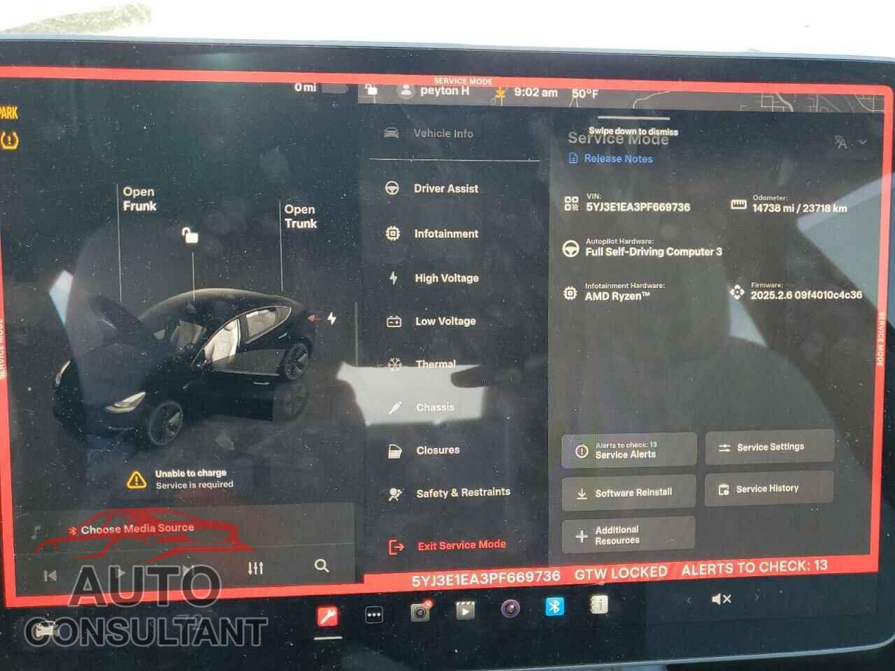TESLA MODEL 3 2023 - 5YJ3E1EA3PF669736