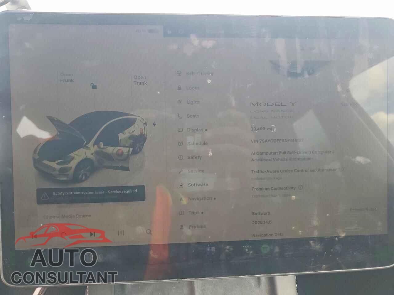 TESLA MODEL Y 2022 - 7SAYGDEEXNF514167