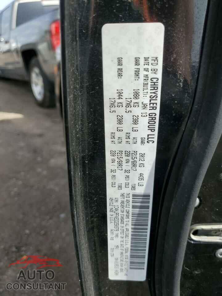 JEEP PATRIOT 2013 - 1C4NJPFA2DD250379