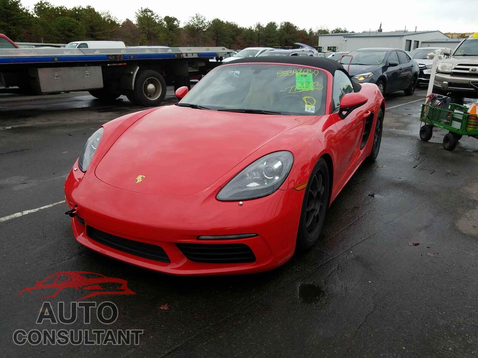 PORSCHE BOXSTER 2017 - WP0CA2A84HS221613
