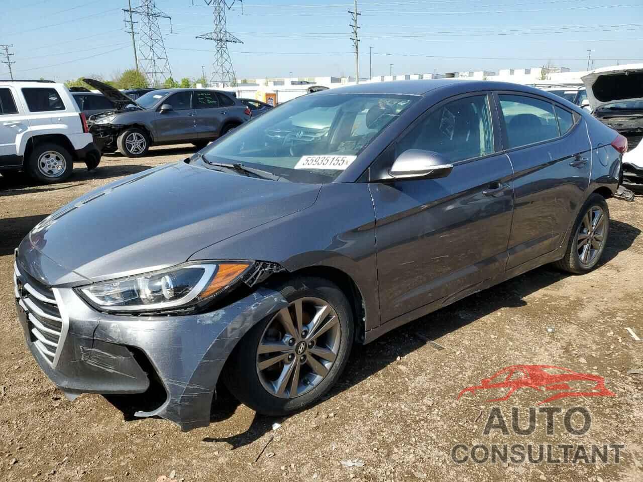 HYUNDAI ELANTRA 2017 - KMHD84LF7HU190249