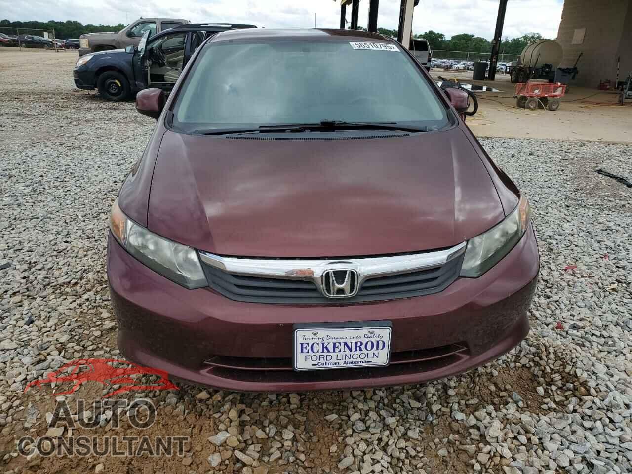 HONDA CIVIC 2012 - 19XFB2F55CE103896