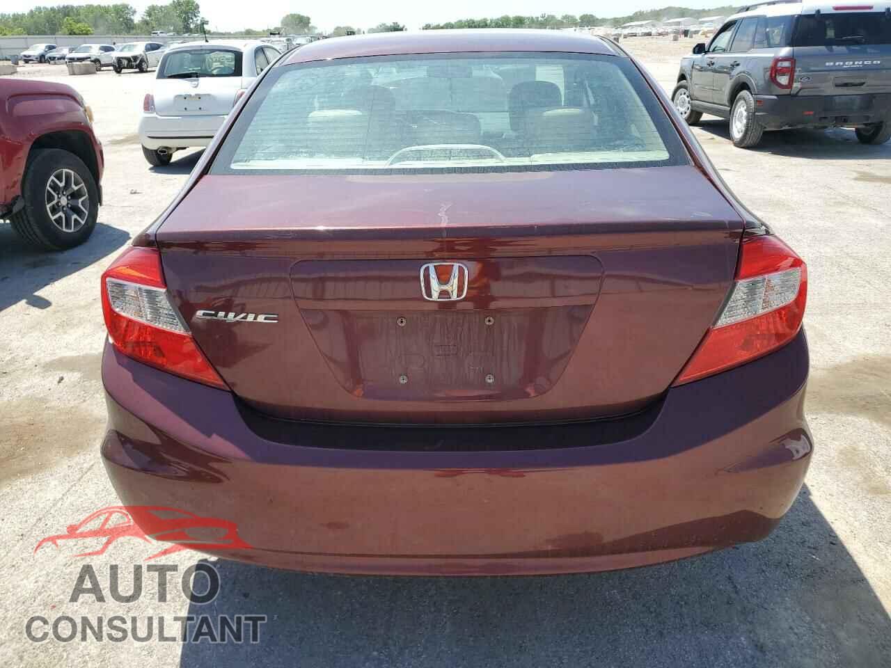 HONDA CIVIC 2012 - 19XFB2F87CE053545
