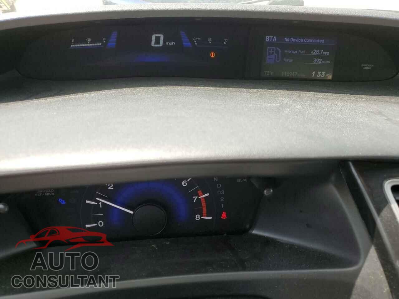 HONDA CIVIC 2013 - 19XFB2F91DE090701