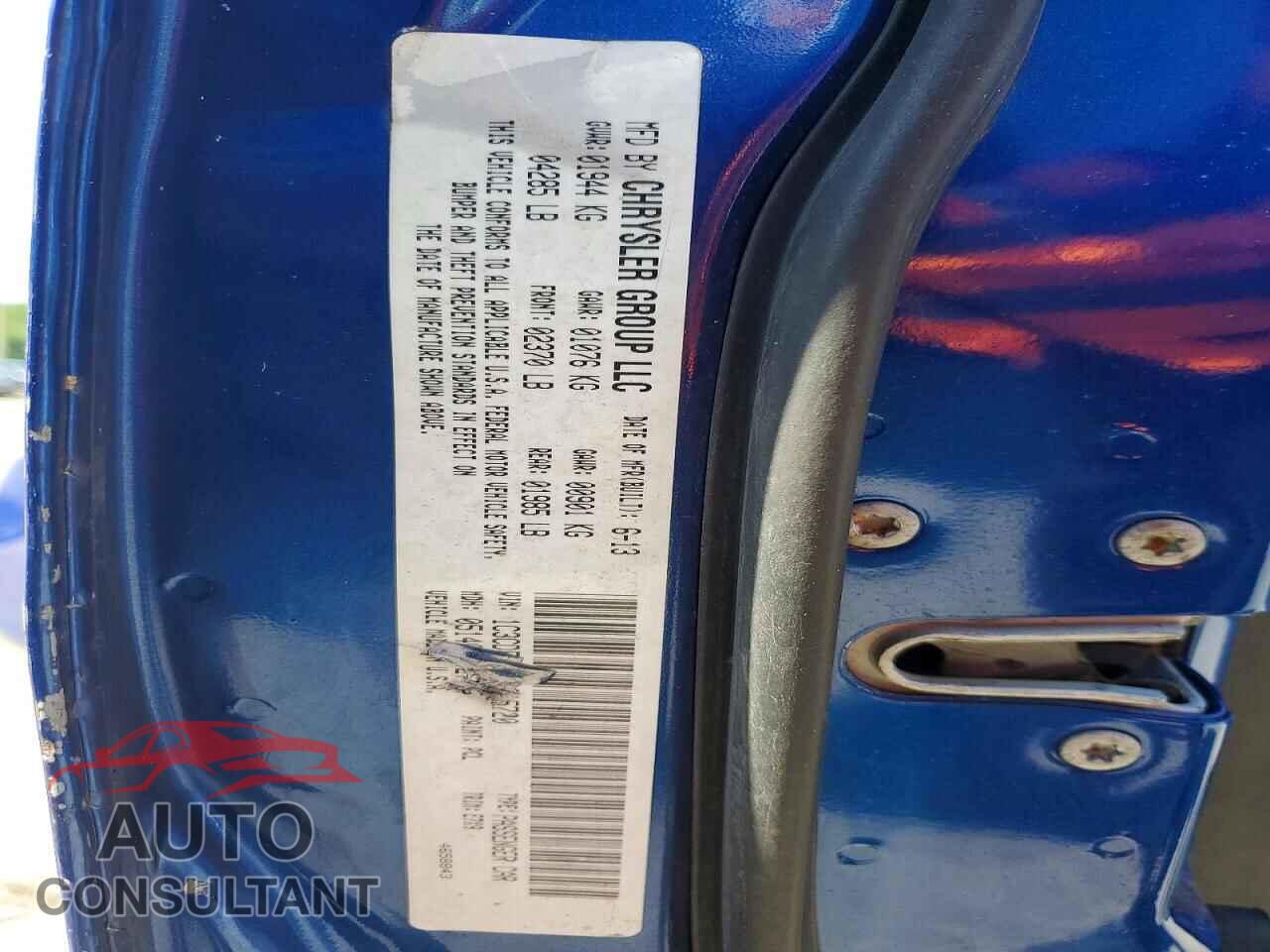 DODGE DART 2013 - 1C3CDFBA0DD315720