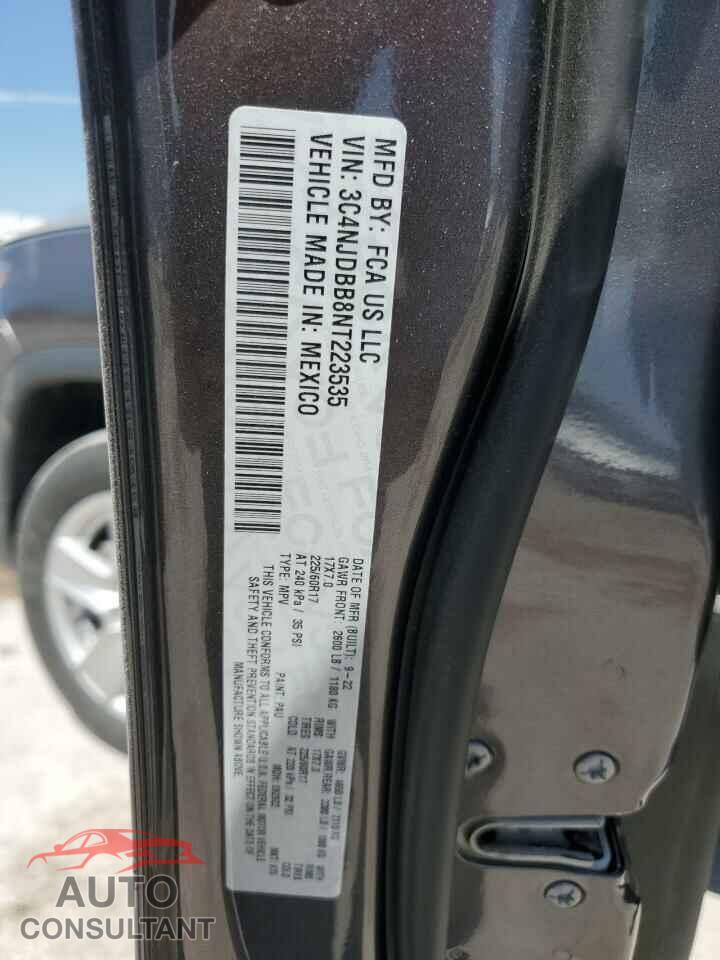 JEEP COMPASS 2022 - 3C4NJDBB8NT223535