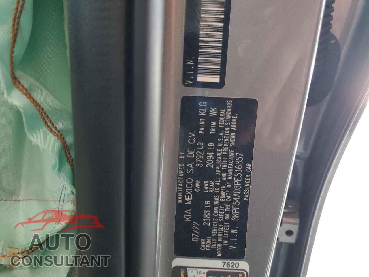 KIA FORTE 2023 - 3KPF54AD3PE516357