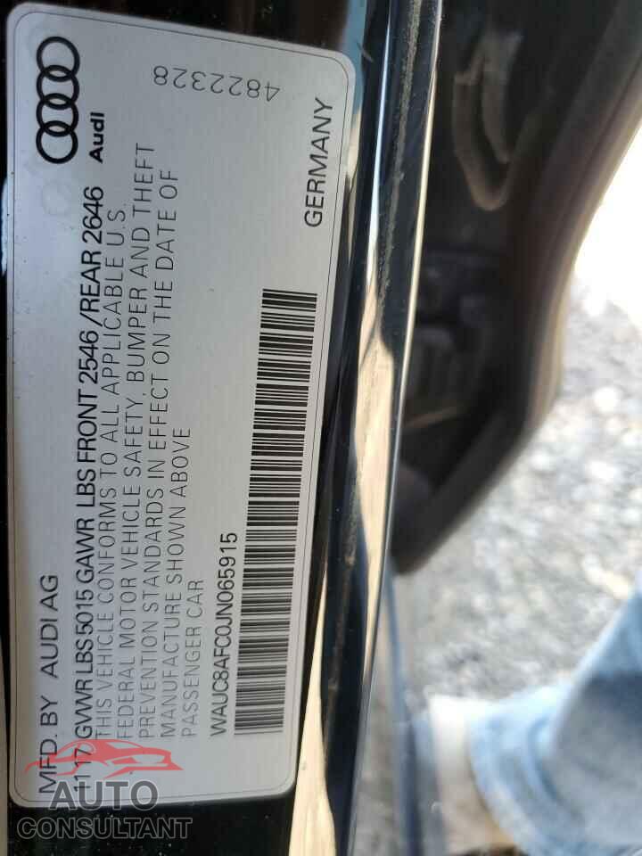 AUDI A6 2018 - WAUC8AFC0JN065915