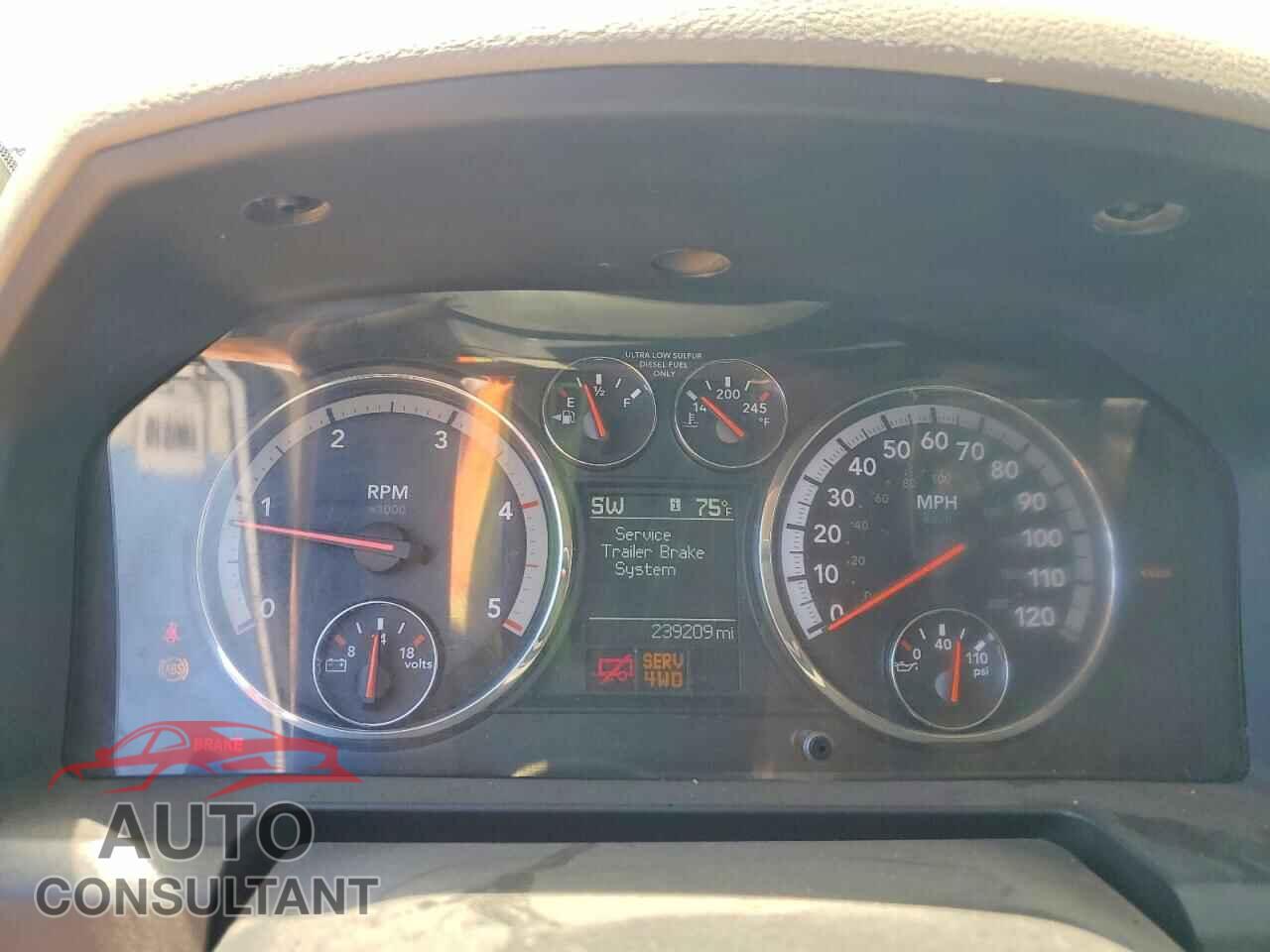 DODGE RAM 3500 2010 - 3D73Y3CL9AG110805