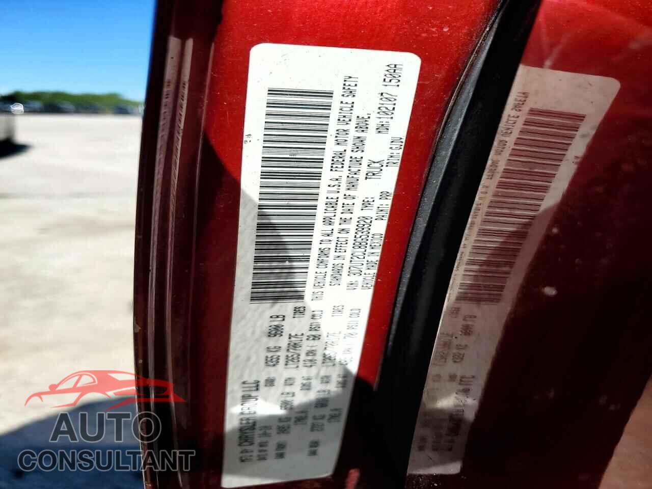 DODGE RAM 2500 2011 - 3D7UT2CL8BG539920