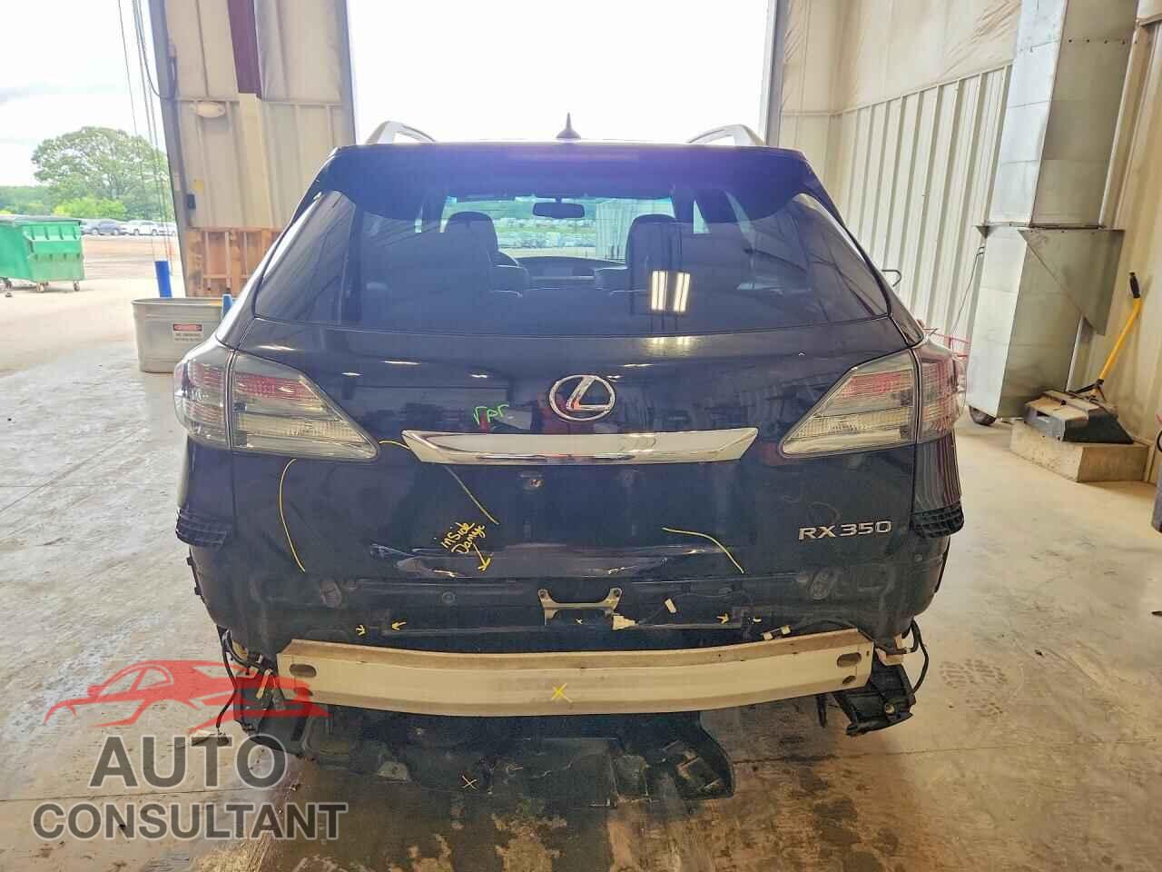 LEXUS RX350 2012 - 2T2BK1BA9CC151858