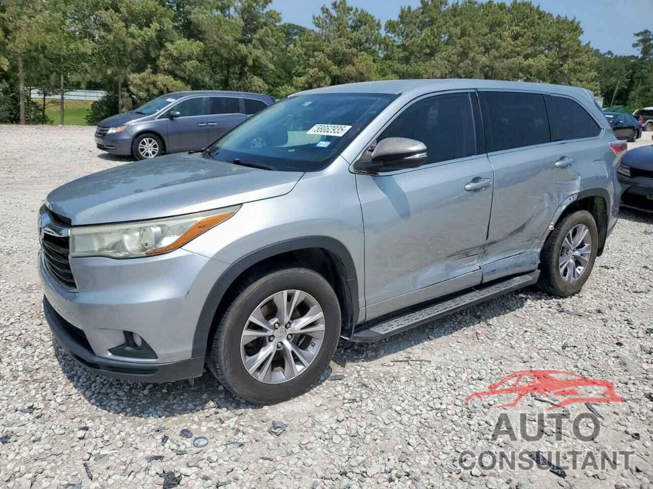TOYOTA HIGHLANDER 2015 - 5TDZKRFH7FS089817