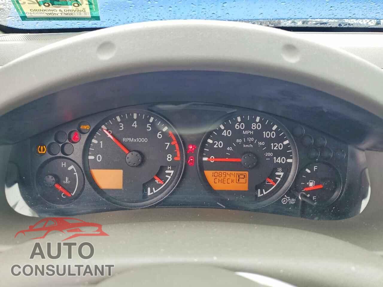 NISSAN FRONTIER 2014 - 1N6AD0EV5EN737120