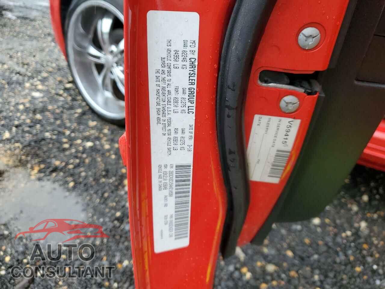 DODGE CHARGER 2010 - 2B3CA3CV5AH210580