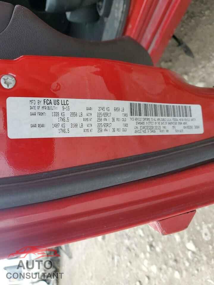 DODGE CARAVAN 2016 - 2C4RDGEG2GR132123