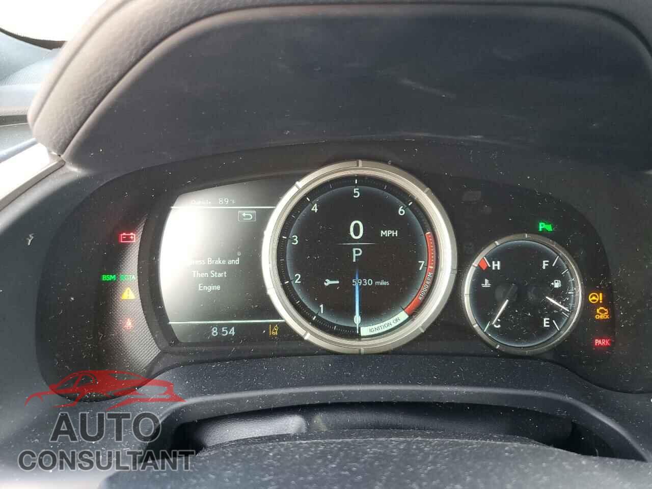 LEXUS RX350 2019 - 2T2BZMCA5KC168568