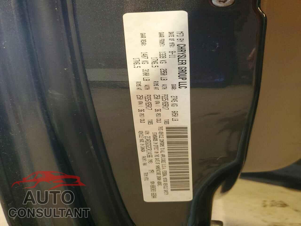 DODGE CARAVAN 2012 - 2C4RDGDG2CR114166