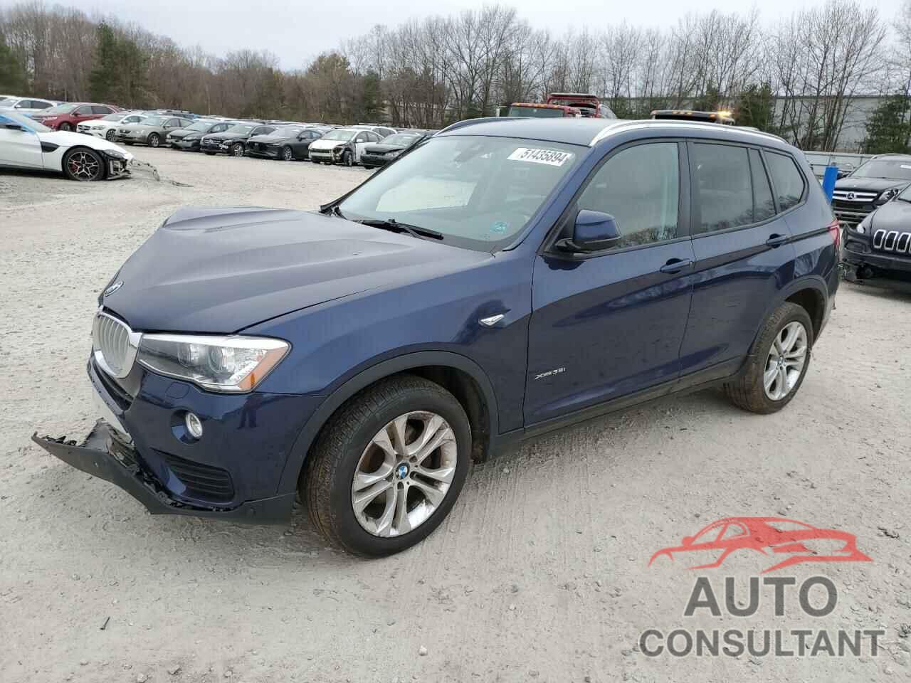 BMW X3 2016 - 5UXWX7C54G0R17165