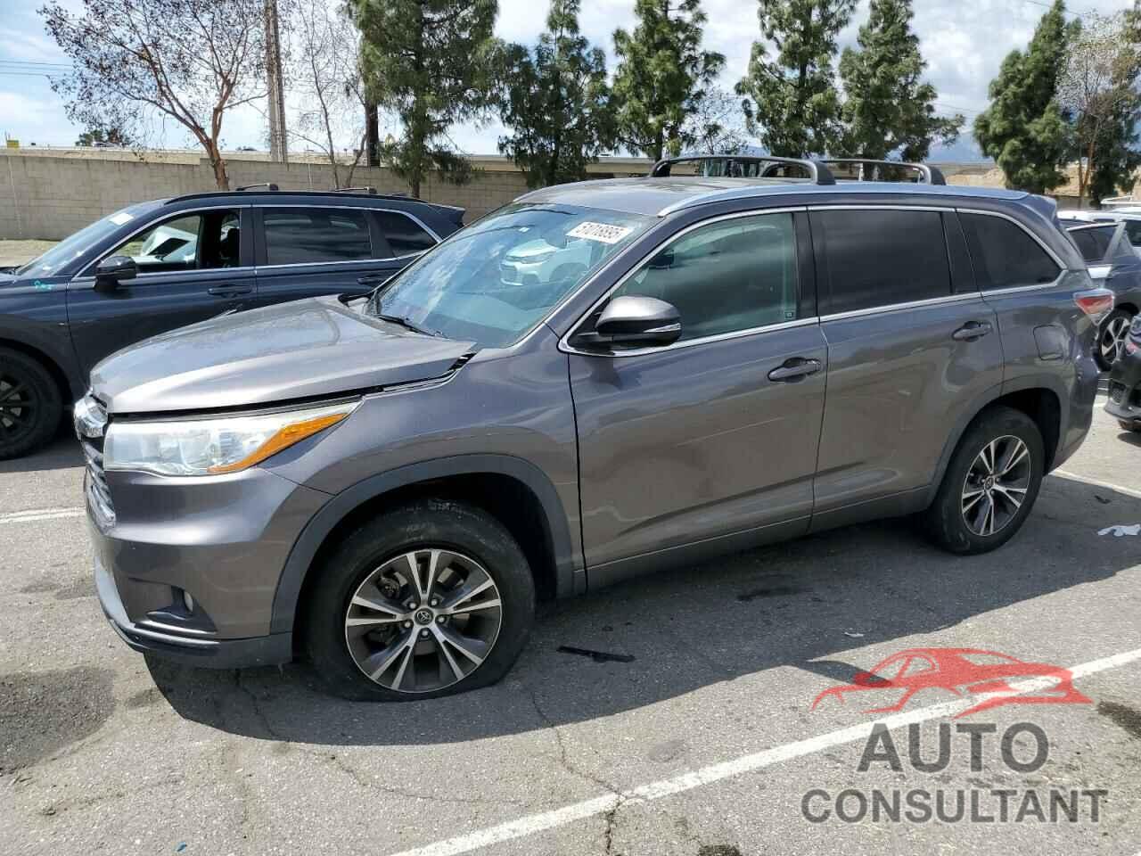 TOYOTA HIGHLANDER 2016 - 5TDKKRFH7GS504654
