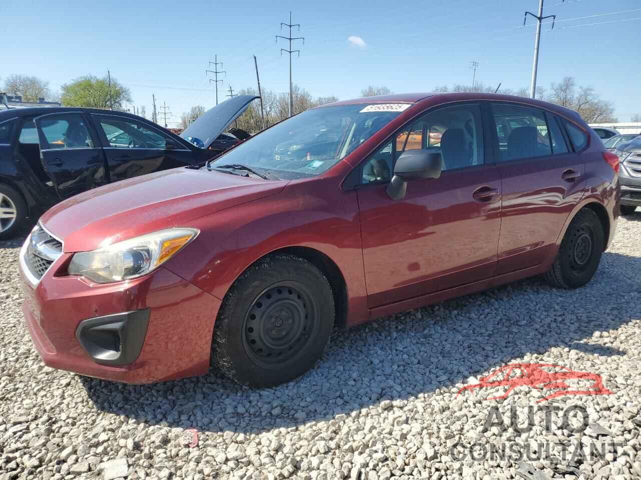 SUBARU IMPREZA 2012 - JF1GPAA66CH202873