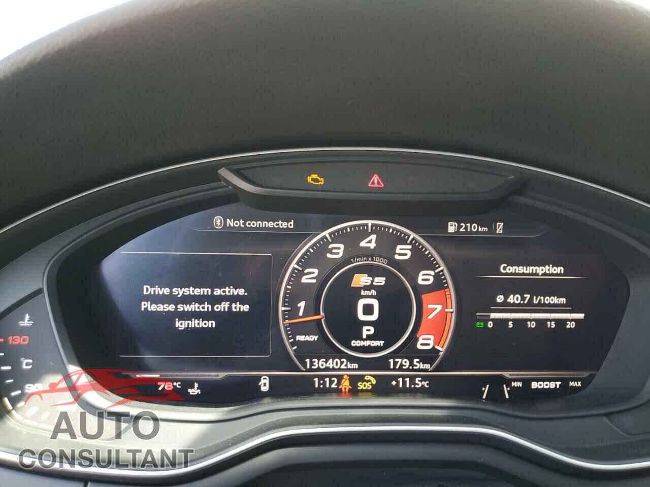 AUDI S5/RS5 2018 - WAUC4CF50JA101070