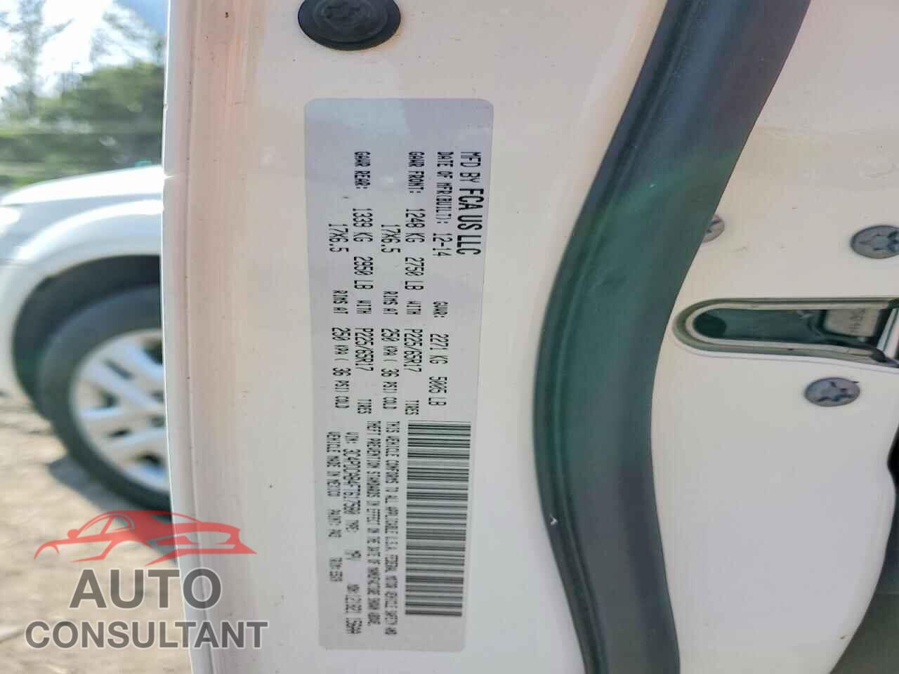 DODGE JOURNEY 2015 - 3C4PDCAB4FT617580