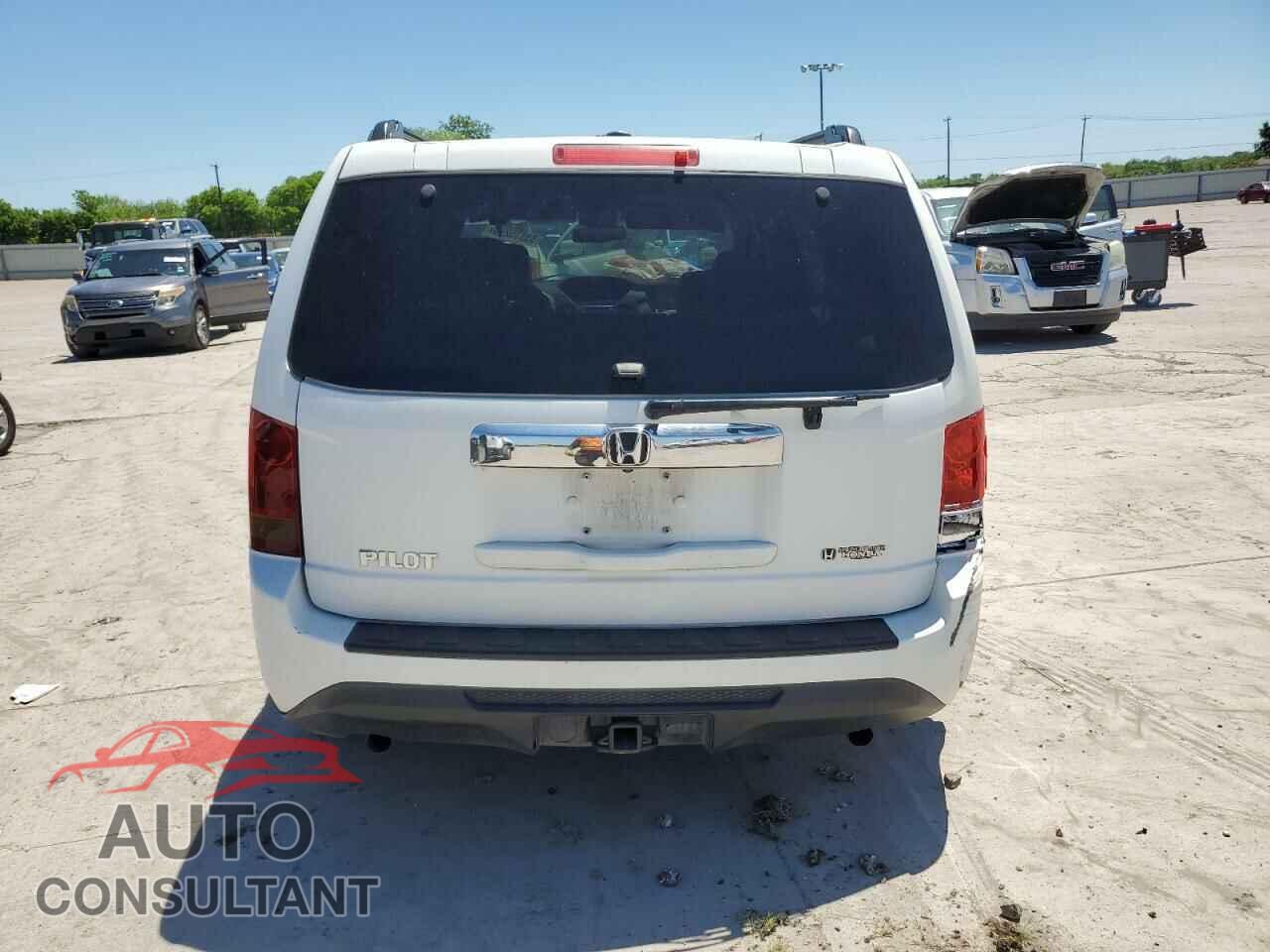 HONDA PILOT 2012 - 5FNYF3H66CB027012