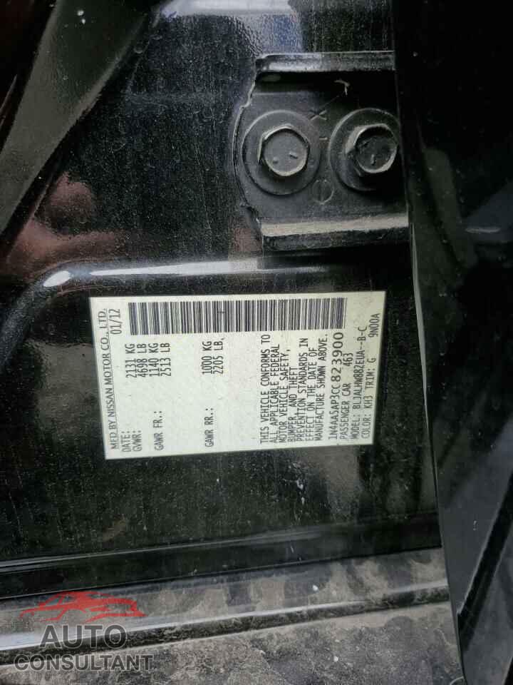 NISSAN MAXIMA 2012 - 1N4AA5AP3CC823900