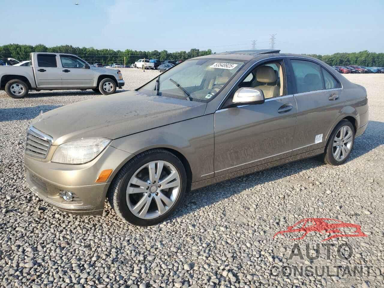 MERCEDES-BENZ C-CLASS 2009 - WDDGF54X89R056588