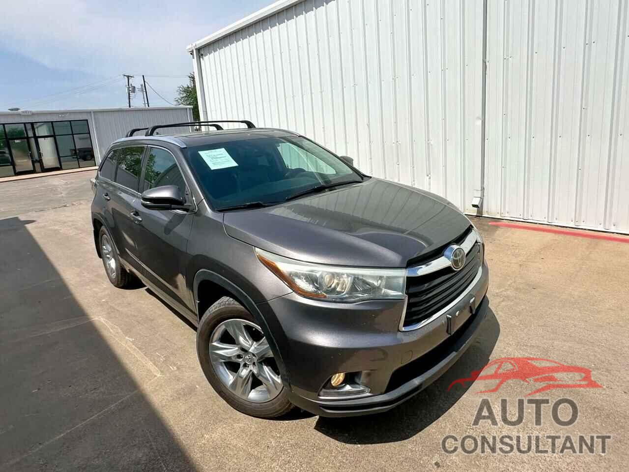 TOYOTA HIGHLANDER 2015 - 5TDDKRFH3FS112004