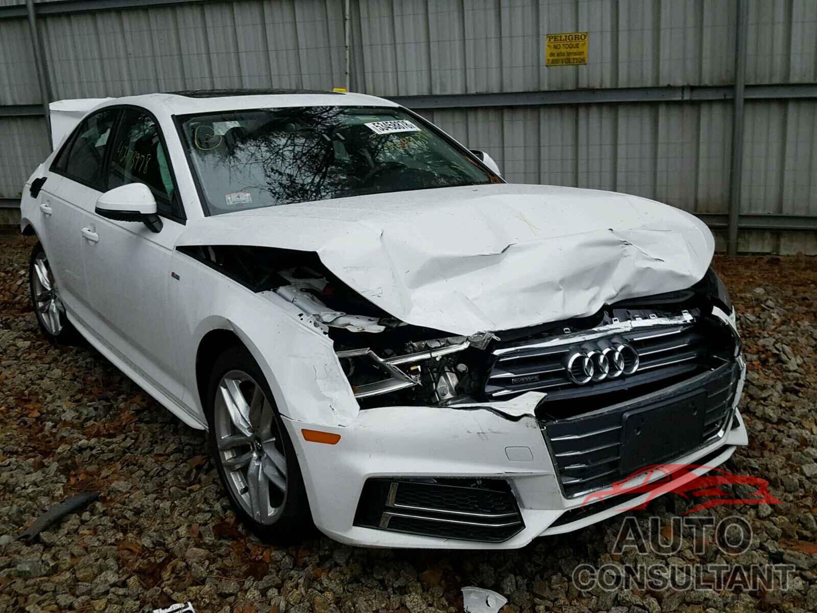 AUDI A4 2017 - WAUDNAF48HN054791