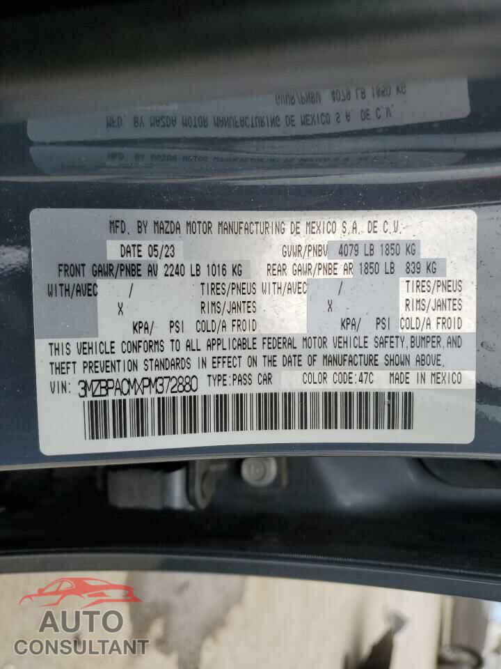 MAZDA 3 2023 - 3MZBPACMXPM372880