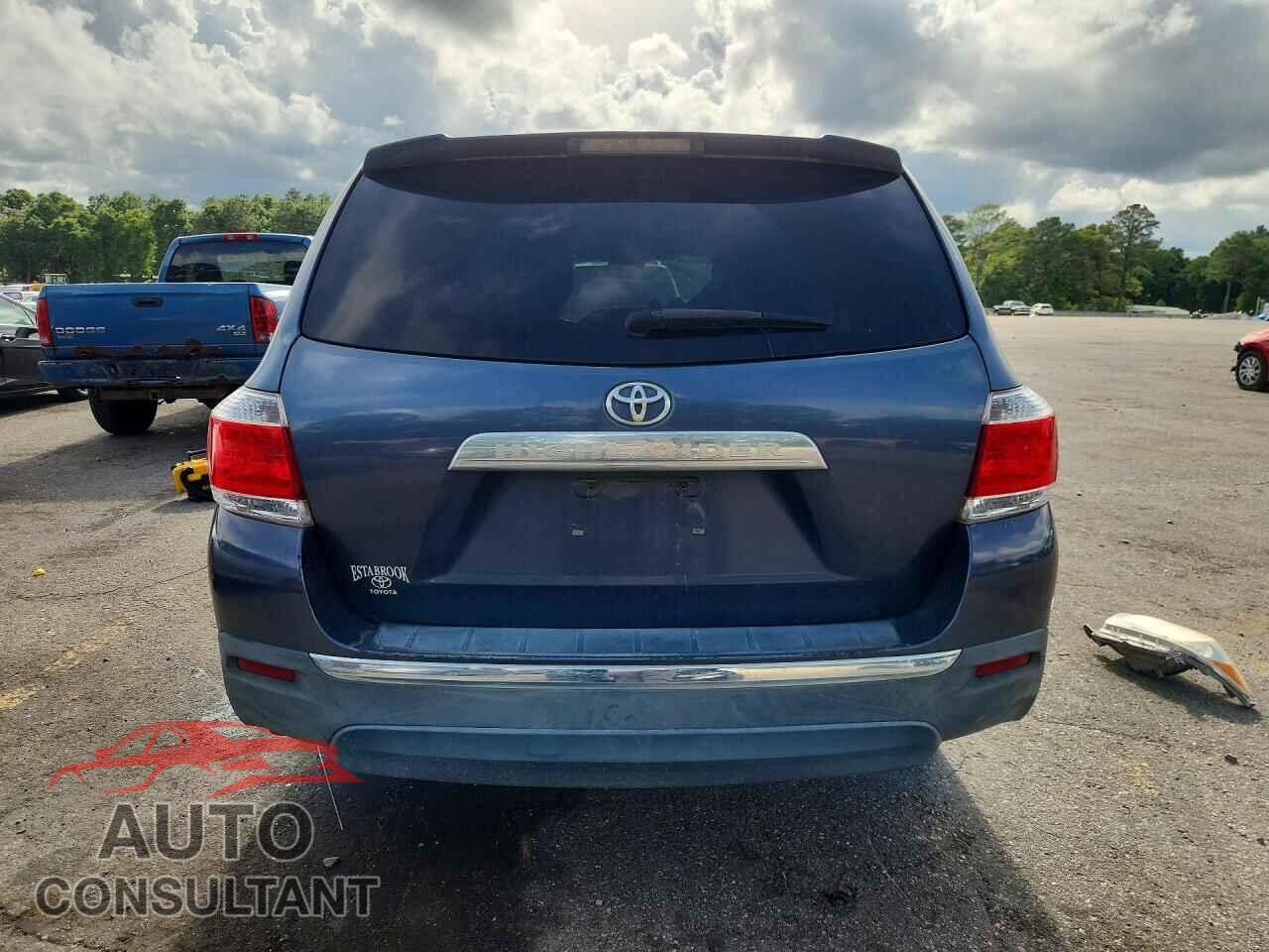 TOYOTA HIGHLANDER 2012 - 5TDZK3EH0CS060945