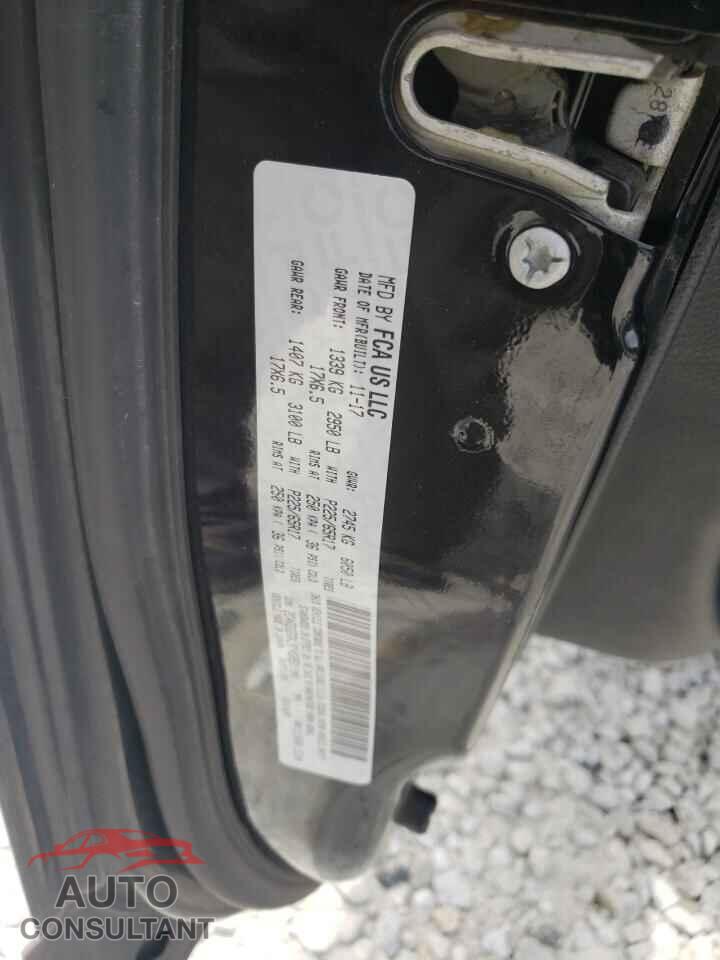 DODGE CARAVAN 2018 - 2C4RDGEGXJR145953