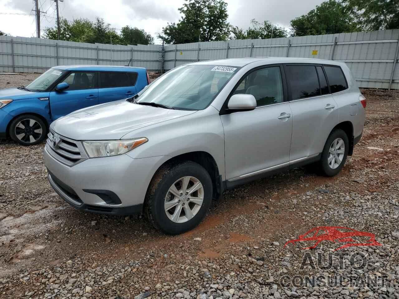 TOYOTA HIGHLANDER 2013 - 5TDZA3EH8DS035912