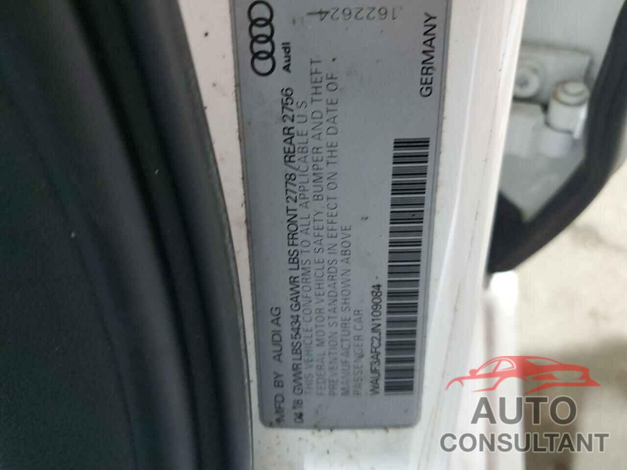 AUDI A6 2018 - WAUF3AFC2JN109084