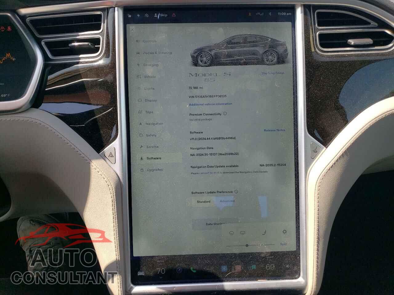 TESLA MODEL S 2014 - 5YJSA1H16EFP36135