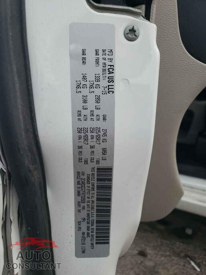 DODGE CARAVAN 2015 - 2C4RDGCG7FR732928