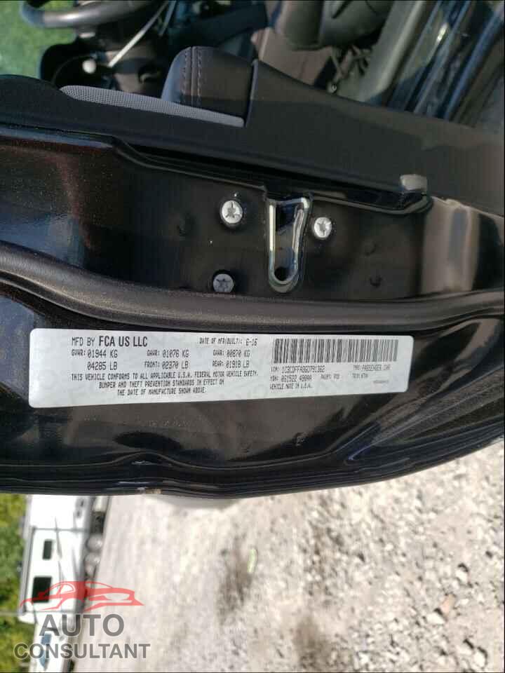 DODGE DART 2016 - 1C3CDFFA3GD791362