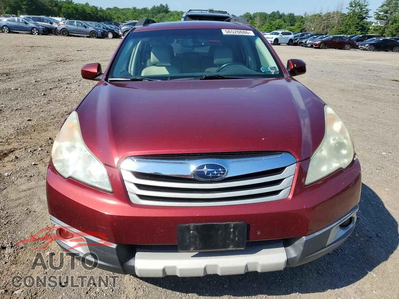 SUBARU OUTBACK 2011 - 4S4BRBKC4B3442116