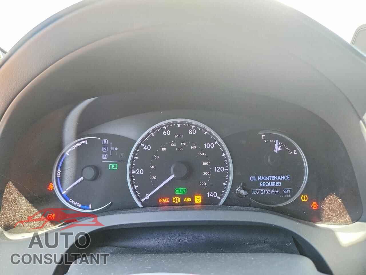 LEXUS CT 200 2012 - JTHKD5BH7C2074889