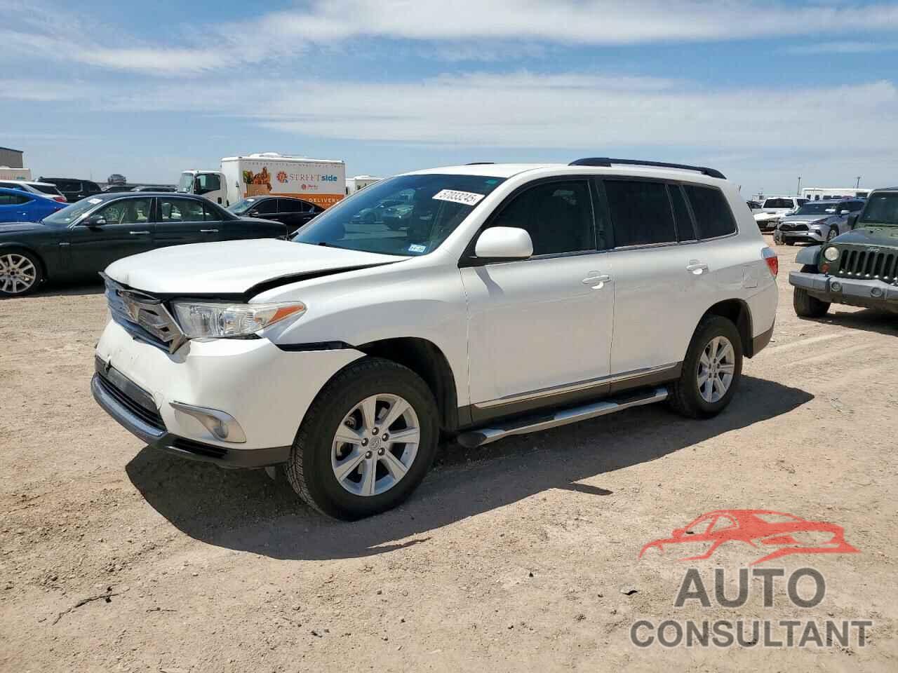 TOYOTA HIGHLANDER 2012 - 5TDZA3EH0CS024479