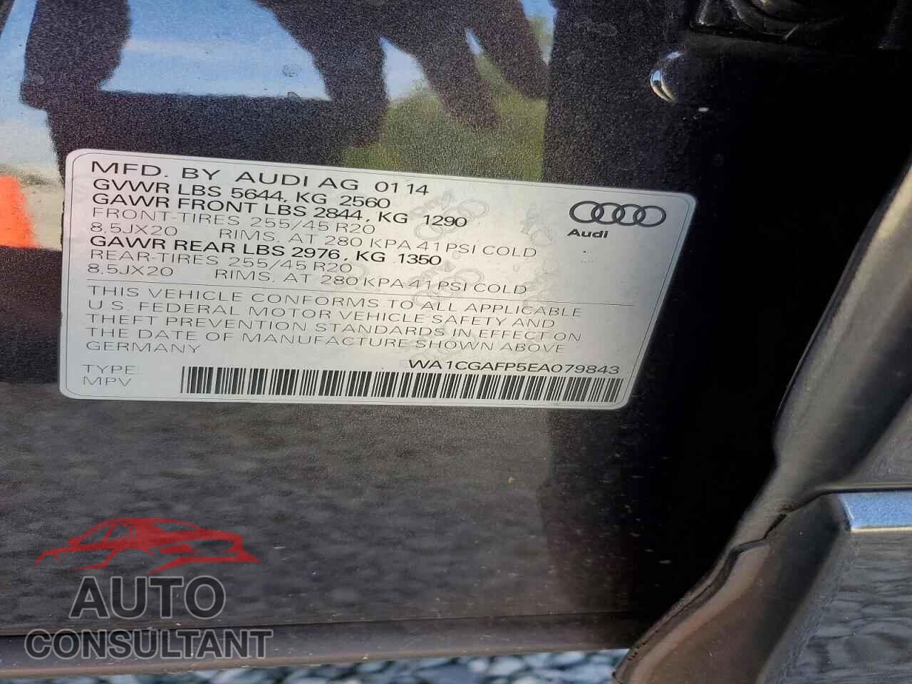 AUDI SQ5 2014 - WA1CGAFP5EA079843