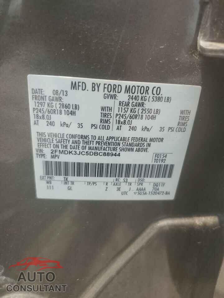 FORD EDGE 2013 - 2FMDK3JC5DBC88944