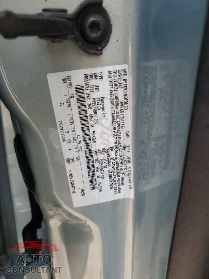FORD CMAX 2013 - 1FADP5AUXDL513813